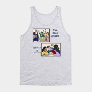 Grade School Math Group Diagram Tank Top